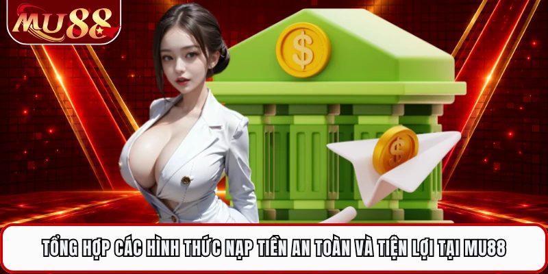 Tổng hợp các hình thức nạp tiền an toàn và tiện lợi tại MU88